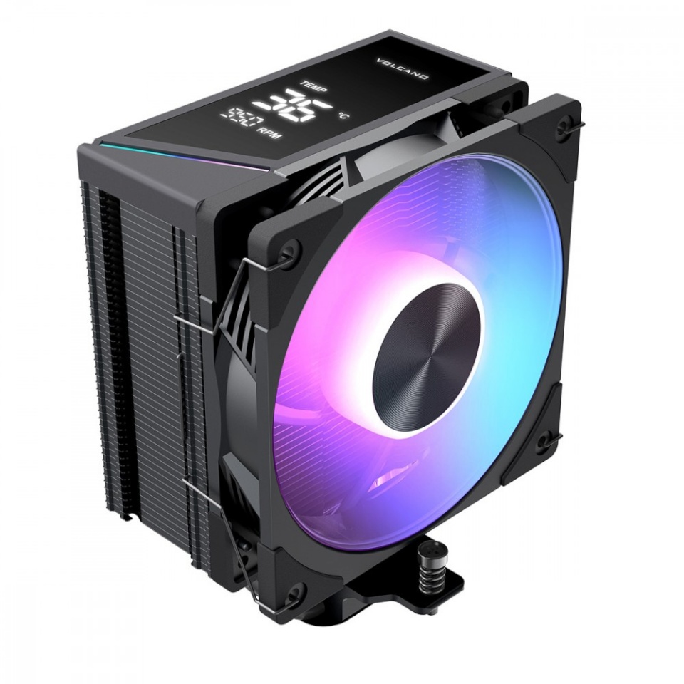 MODECOM jahutus CPU air Cooler Volcano 0C T102 LCD ARGB 120 must