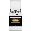 Electrolux gaasipliit LKK664222W , 60 cm, 4 x gaas, elektriahi, katalüüs, valge