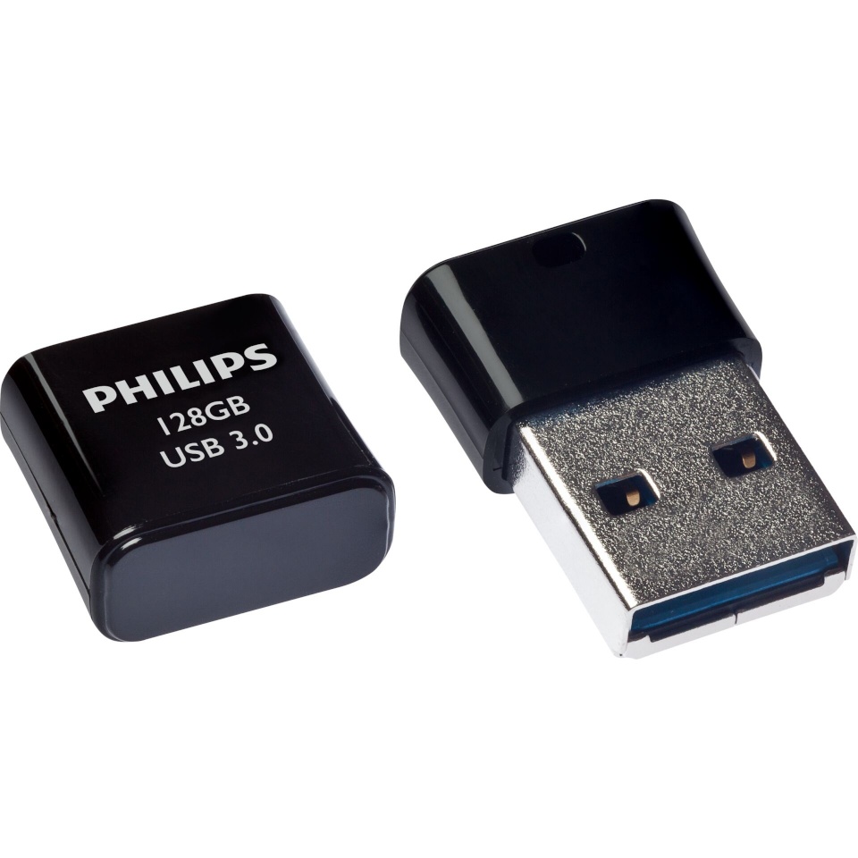 Philips mälupulk Philips USB 3.0 128GB Pico Edition Midnight must