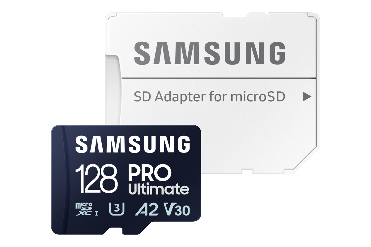 Samsung mälukaart microSD PRO Ultimate 128GB U3, V30, A2 + SD adapter