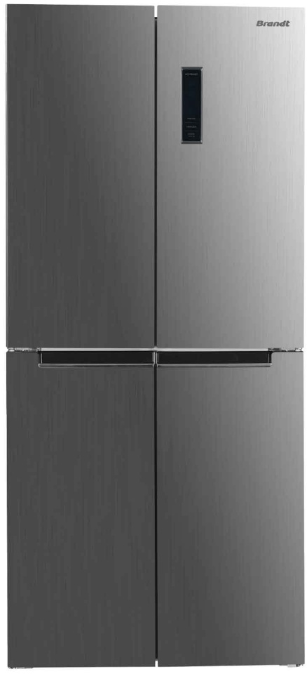 Brandt kahepoolne külmik BFM870NX Side-by-Side Refrigerator, hõbedane