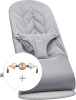 BabyBjörn lamamistool mänguasjaga Bliss Woven Bundle, Light Grey/Googly Eyes(pastelne)
