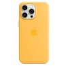 Apple kaitsekest Silicone Case with MagSafe for iPhone 15 Pro Max - Sunshine