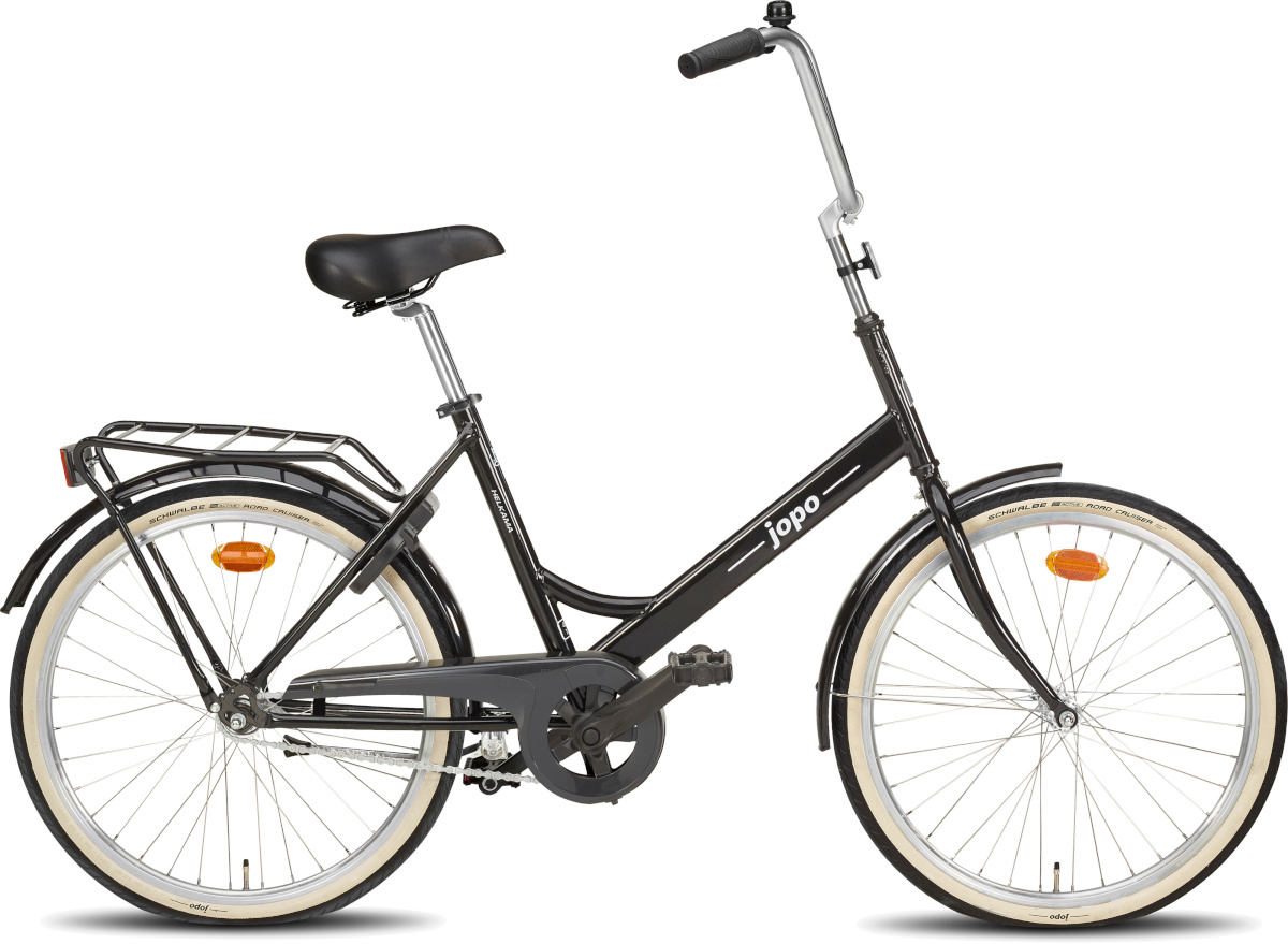 Helkama jalgratas Jopo, 24", 1-käiguline, must