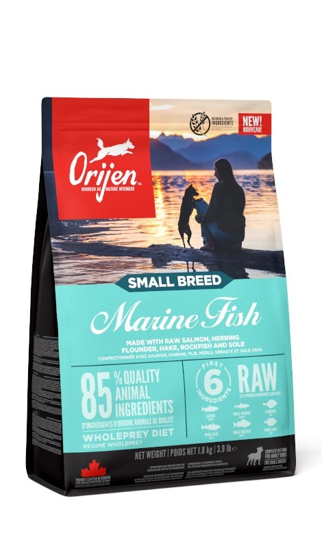 Orijen kuivtoit kassile Small Breed Marine Fish, 1,8kg