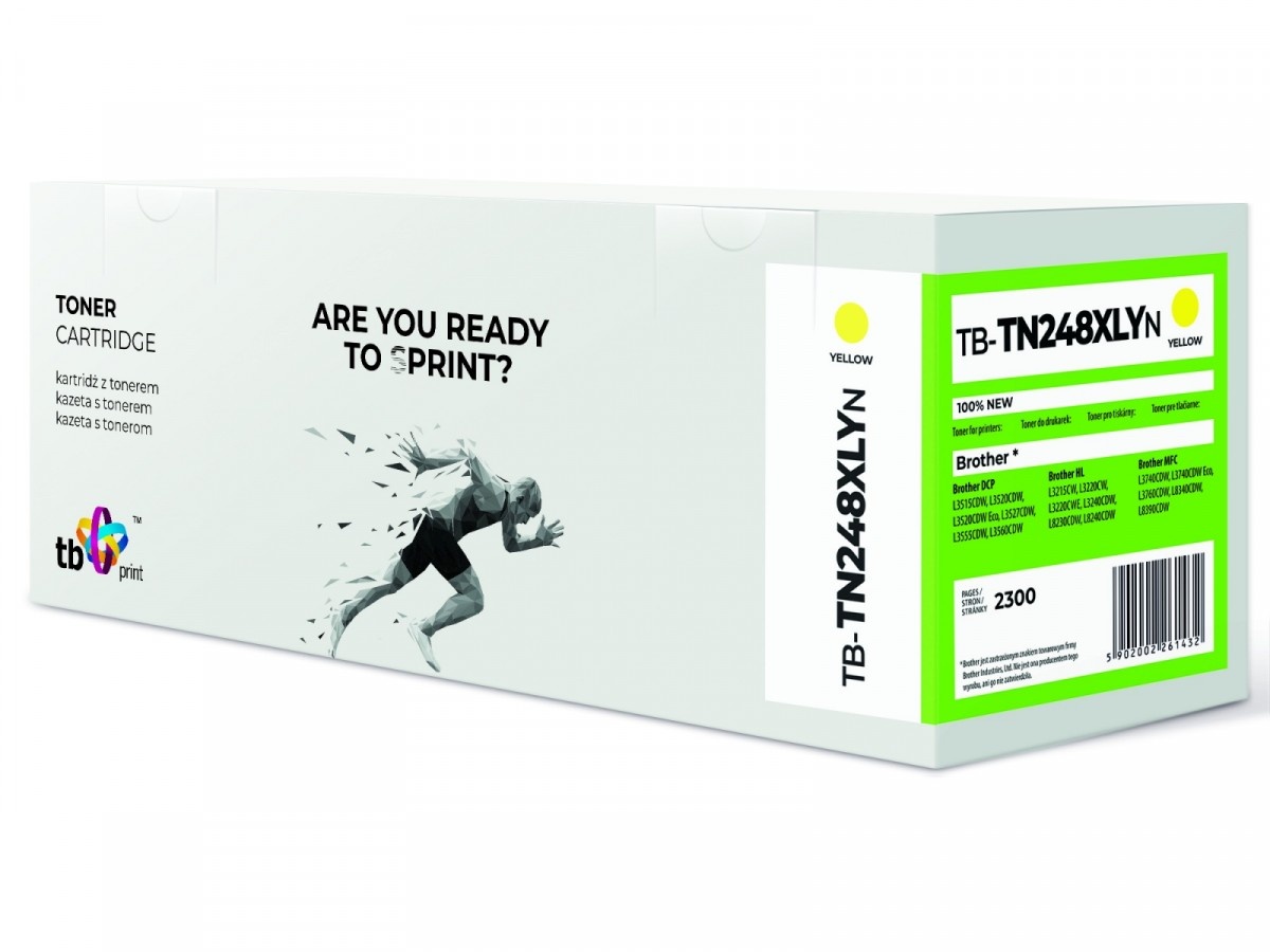 TB Print tooner for Brother TN248XLY TB-TN248XLYN 100% new cyan