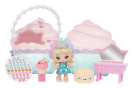 MGA mängunukk Yummiland Beauty Bag Playset + Lip Gloss Doll - Cupcake Beauty Bag