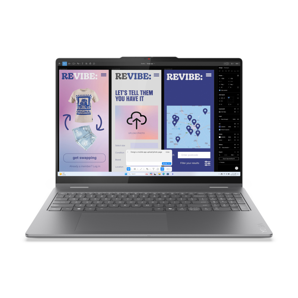 Lenovo sülearvuti 16" YG 7 2-in-1 16ILL10 U7-258V, 32GB, 1TB M.2 SSD, 3K, multi touch, P, W11 Software DE Keyboard DE (Deutschland) Garantii 1a, reThink