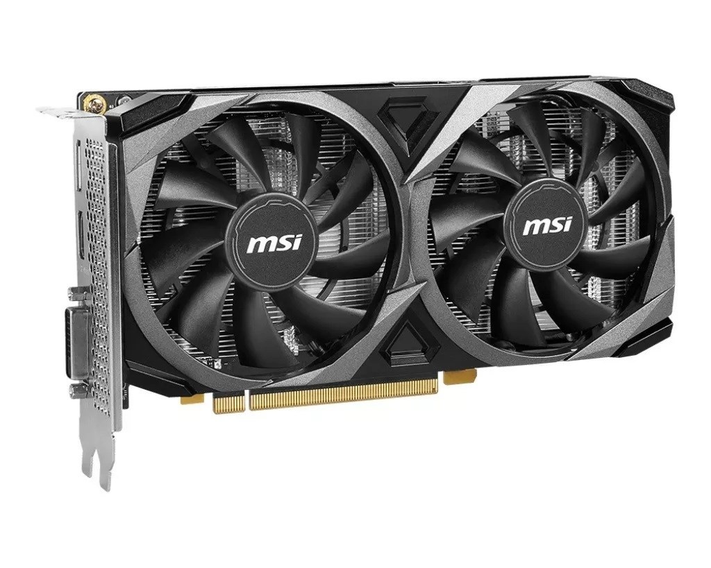 MSI videokaart GeForce RTX 3050 Ventus 2X XS 8G OC (1x DisplayPort, 1x HDMI 2.1, 1x DVI-D)