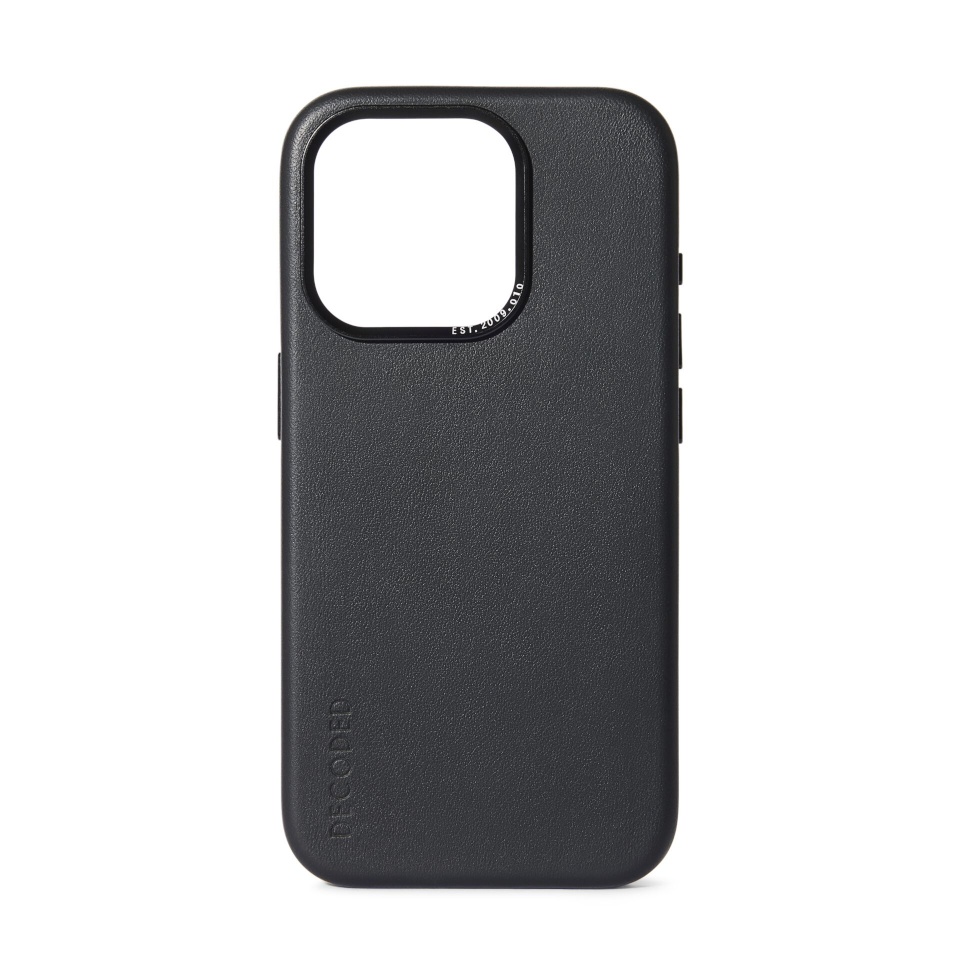 Decoded kaitsekest Leather Backcover for iPhone 15 Pro Max must