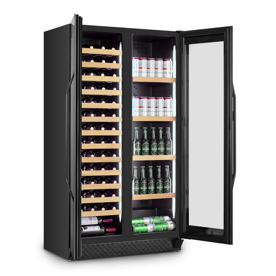 Caso 00674 Wine Cooler WineChef Duo, Up to 122 bottles, Compressor Technology, must