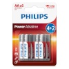 Philips patarei 1x6 Philips Power Alkaline AA Batterie Vorteilspack