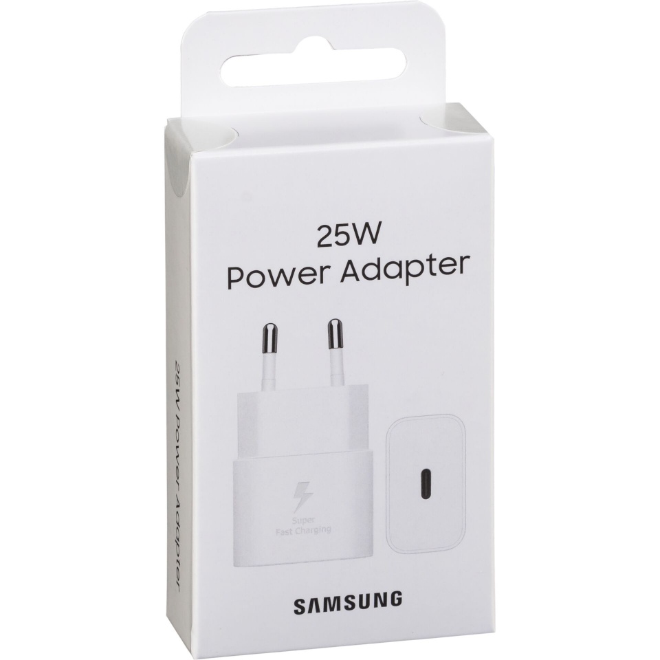 Samsung laadija USB-C akulaadija 25W ohne Datenkabel valge