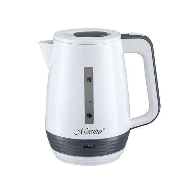 Maestro veekeetja MR-033 Electric Kettle, 1,7L, 2200W, valge