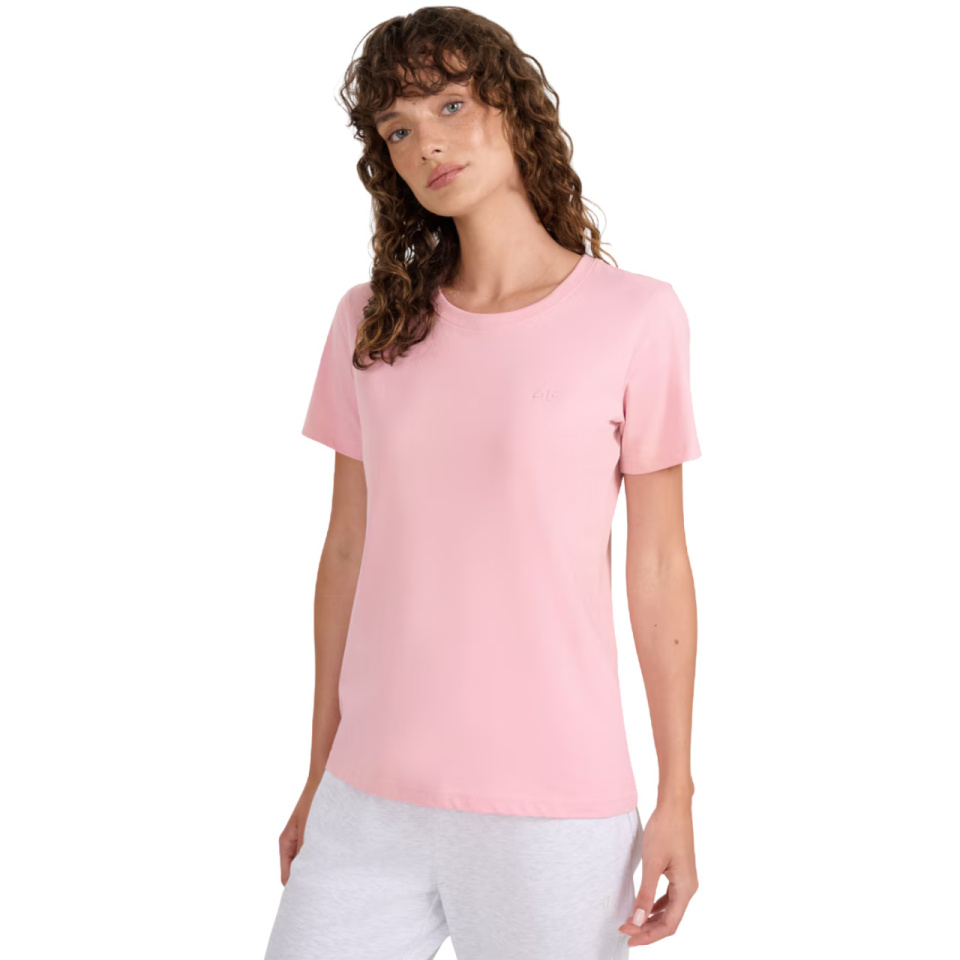 4F T-särk naistele F2356 heleroosa 4FWMM00TTSHF2356 56S suurus XL