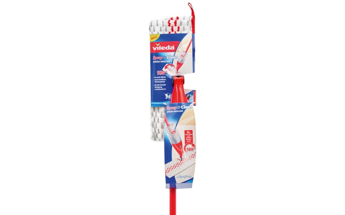 Vileda põrandamopp 1-2 Spray MAX spray mop punane, valge