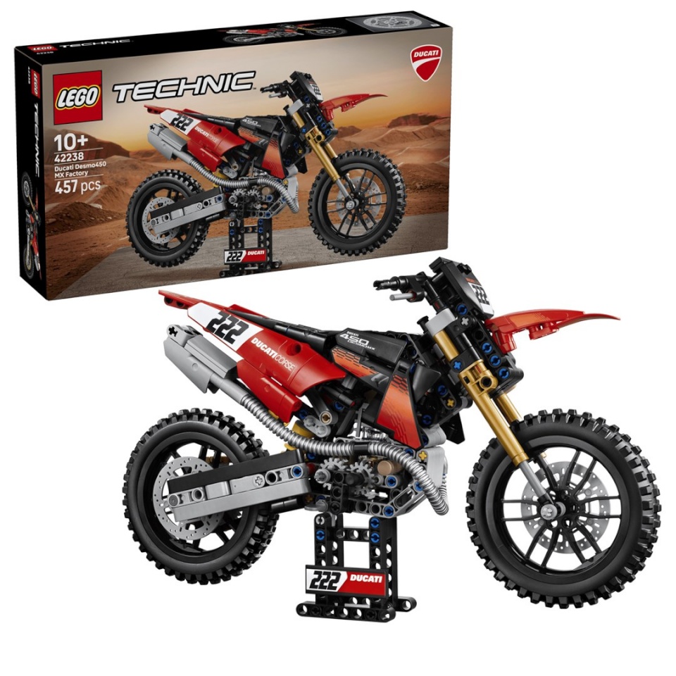 Lego klotsid TECHNIC 42238 Ducati Desmo450 MX Factory
