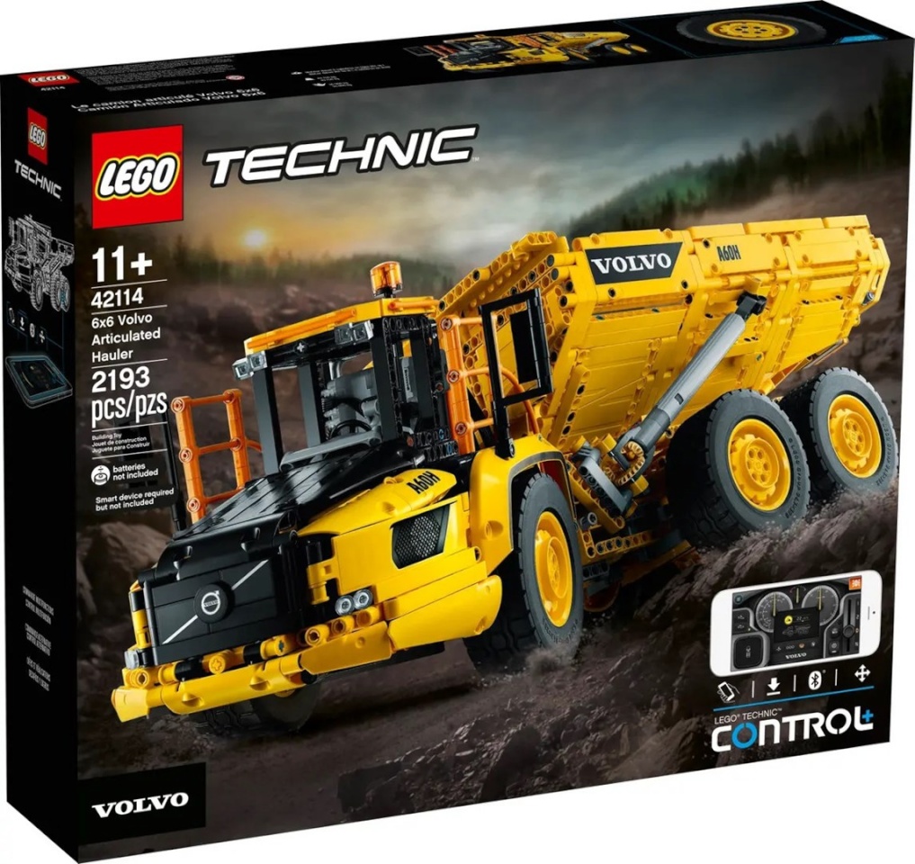 Lego klotsid TECHNIC 42114 Volvo 6x6 Articulated Hauler