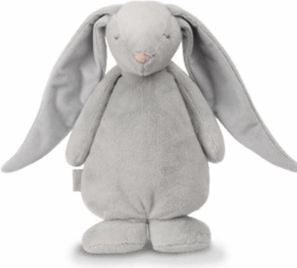 Moonie pehme mänguasi The Humming Friend jänes, hall