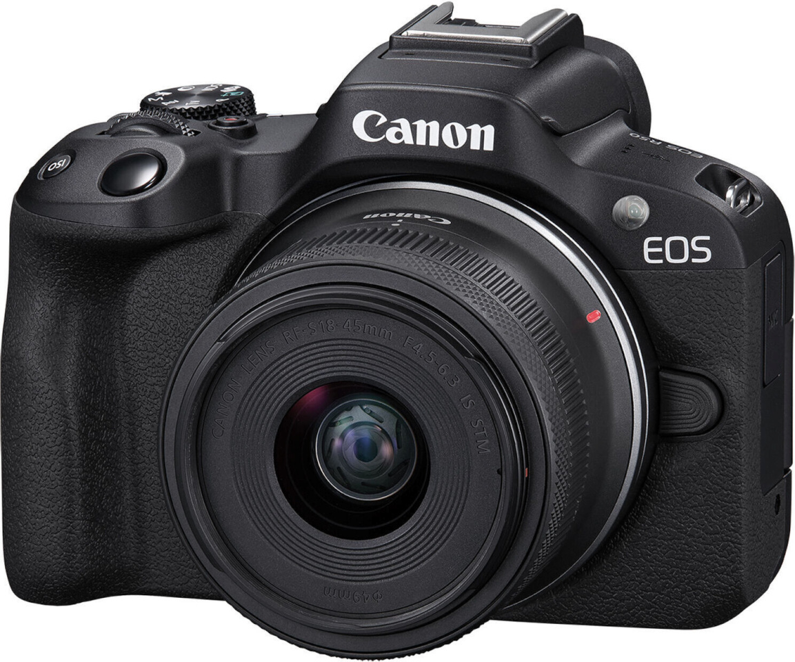 Canon EOS R50 + 18-45mm STM, must