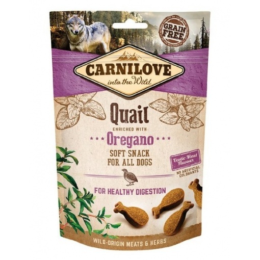 Carnilove maius koerale Semi-Moist Snack Quail & Oregano, 200g