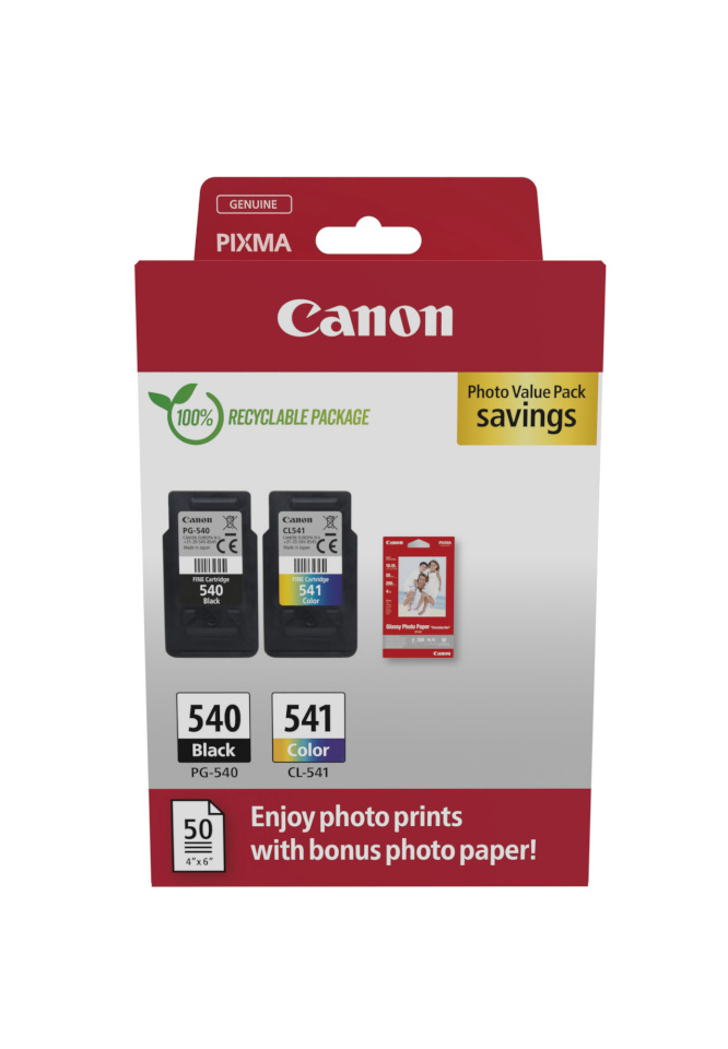 Canon tindikassett  PG-540/CL-541 Photo Value Pack