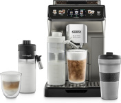 DeLonghi espressomasin ECAM450.86.T Eletta Explore Coffee Machine, hõbedane/must