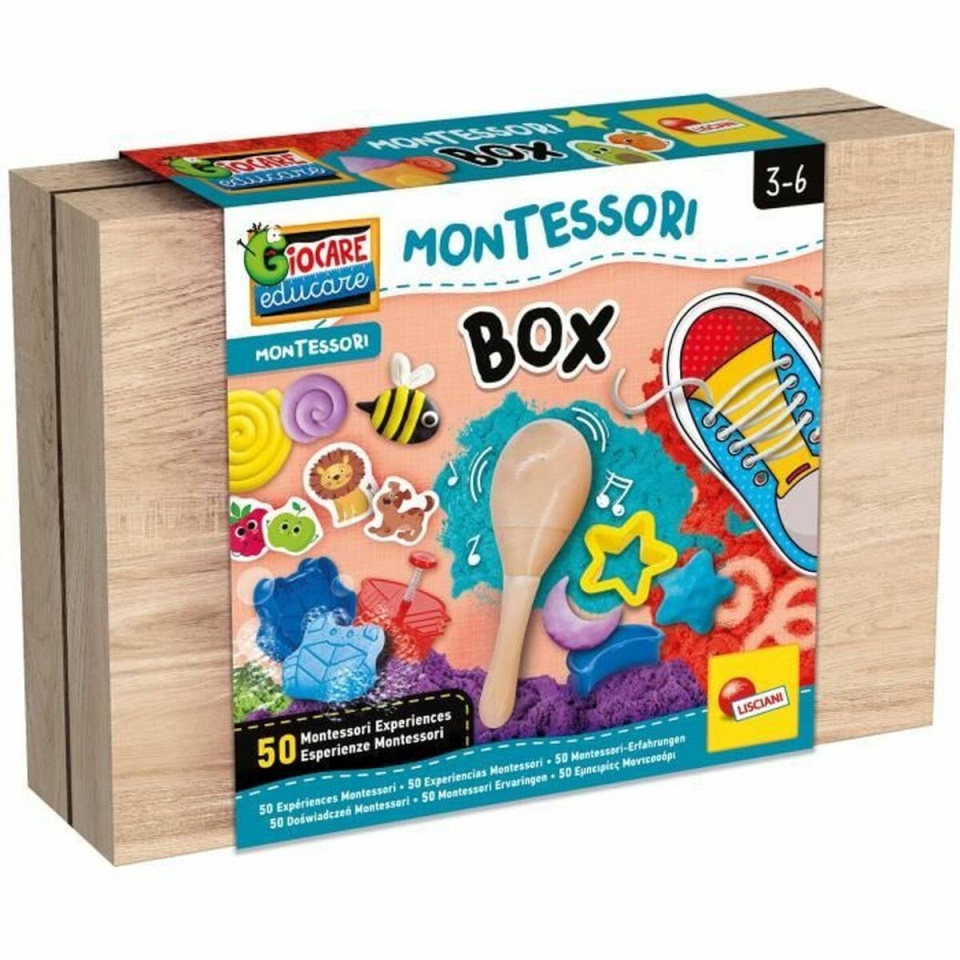 Lisciani Giochi arendav mäng kolm-ühes Montessori Box FR