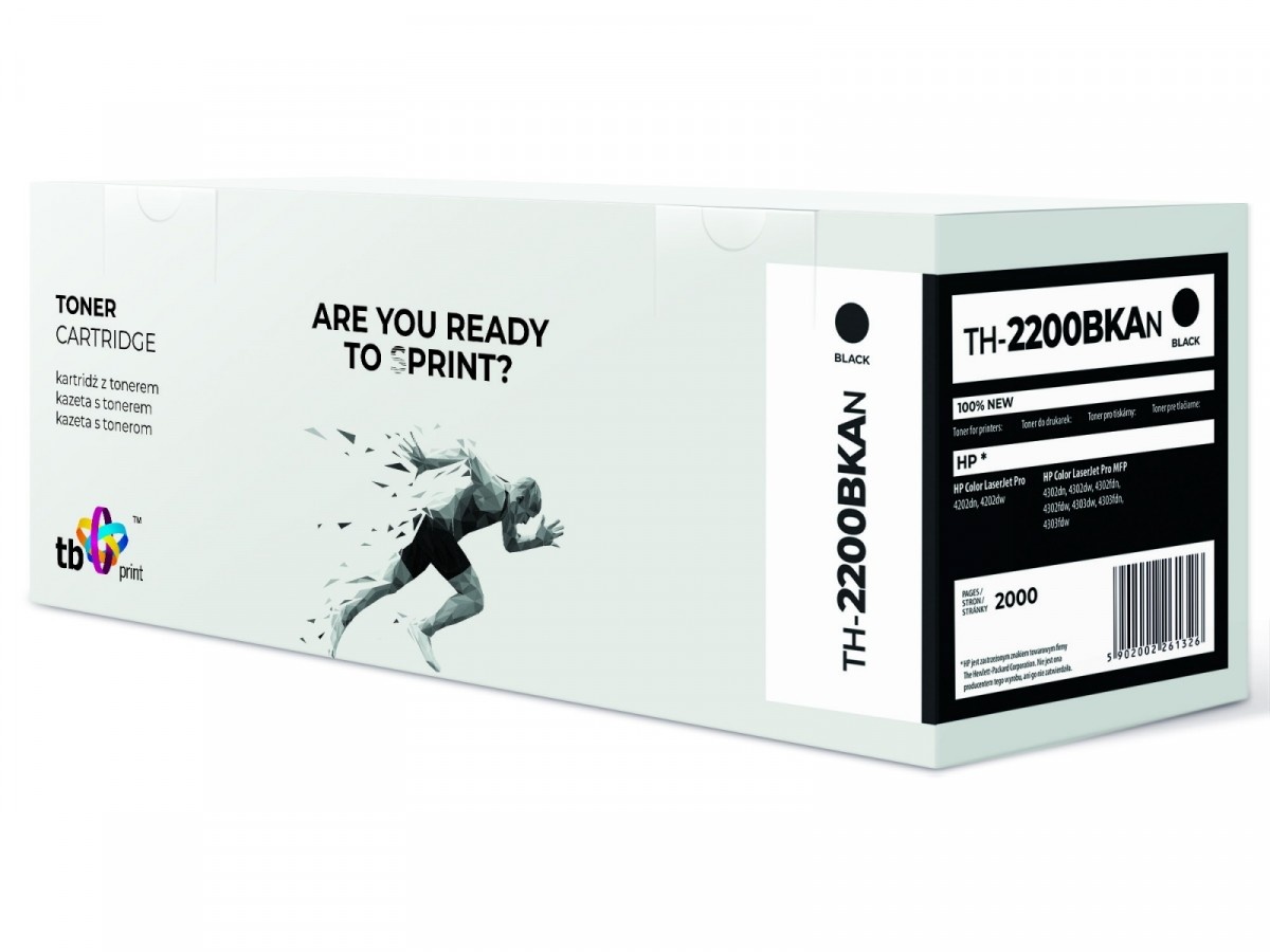 TB Print tooner for HP Color LaserJet Pro 4202 W2200A TH-2200BKAN 100% new must