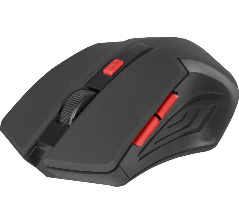 Defender hiir Optical mouse ACCURA MM-275 RF must punane