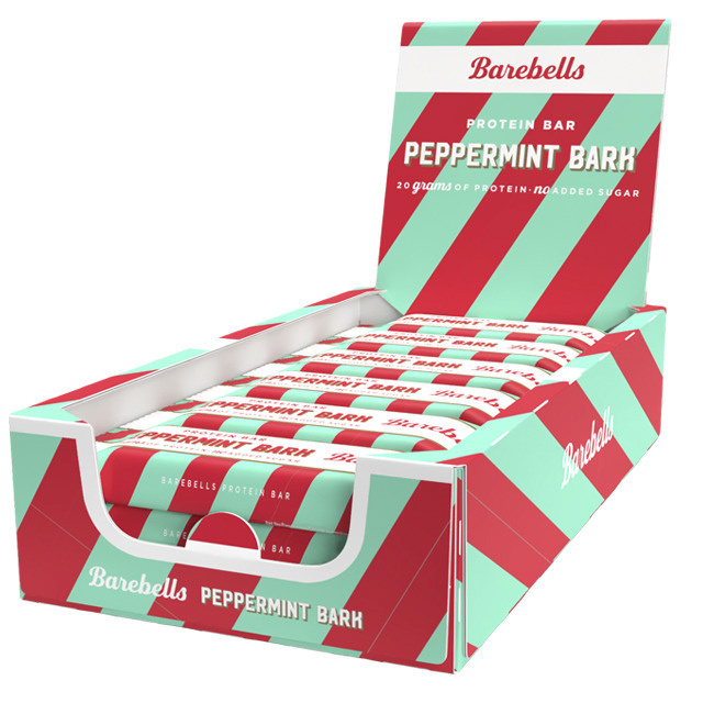 Barebellsi proteiinibatoon jõuludeks 2025, 55 g, 12 tk pakis