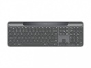 Logitech klaviatuur Keyboard Slim Solar + for Business Graphite