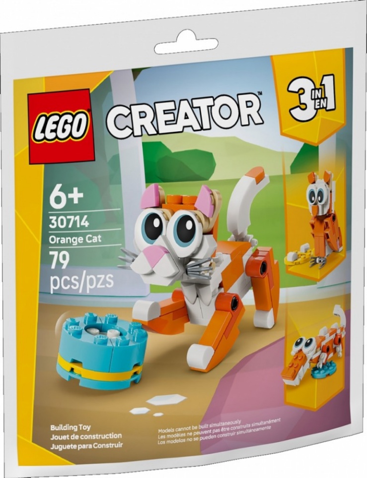 LEGO klotsid 30714 Creator 3-in-1 Orange Katze	 (Polybag)