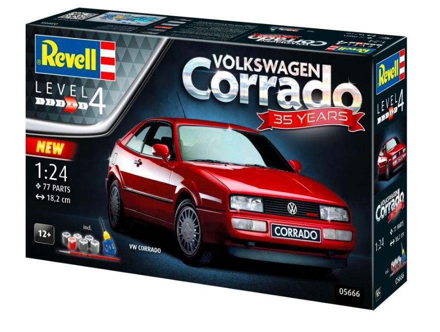 Revell liimitav mudel Set Upominkowy 35 Y. Volkswagen CORADO 1/24