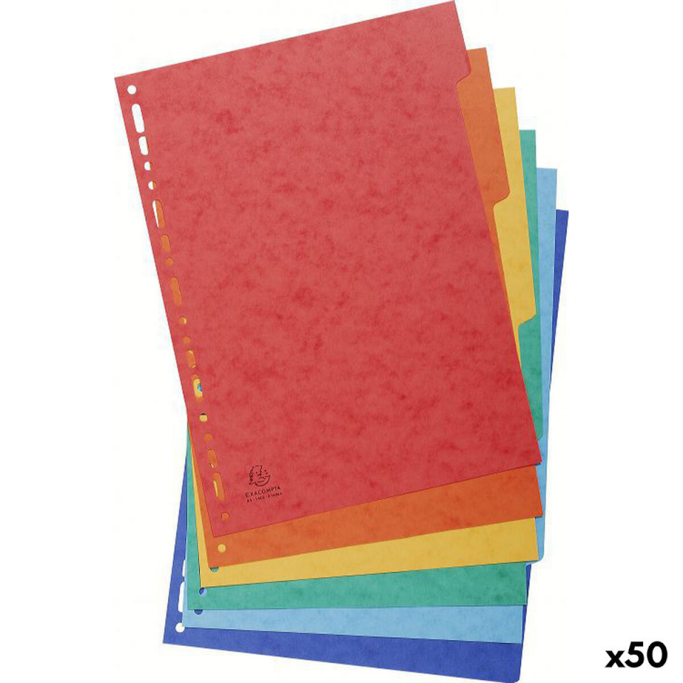 Exacompta Eraldajad NATURE FUTURE mitmevärviline A4 50tk