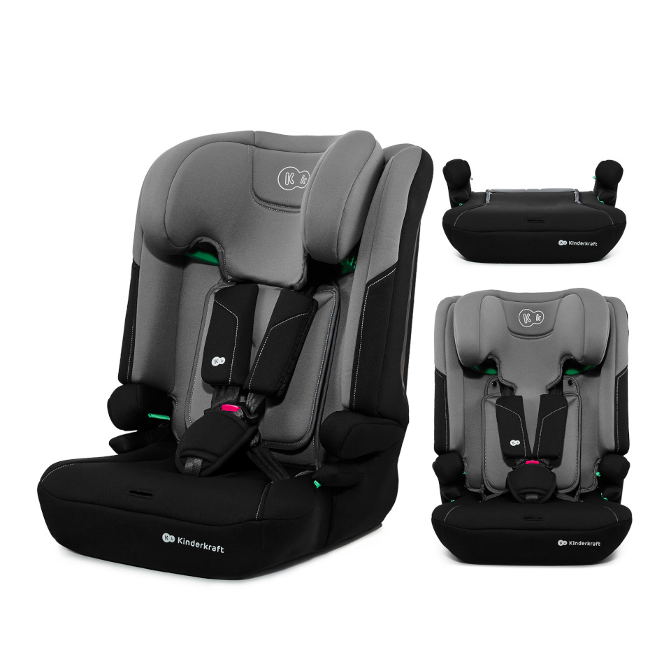KINDERKRAFT turvatool 9-36kg I-COMFY, i-Size, tumehall, KCICOM00DGR0000