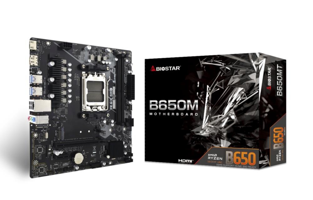 Biostar emaplaat B650MT (B650,AM5,mATX,DDR5)