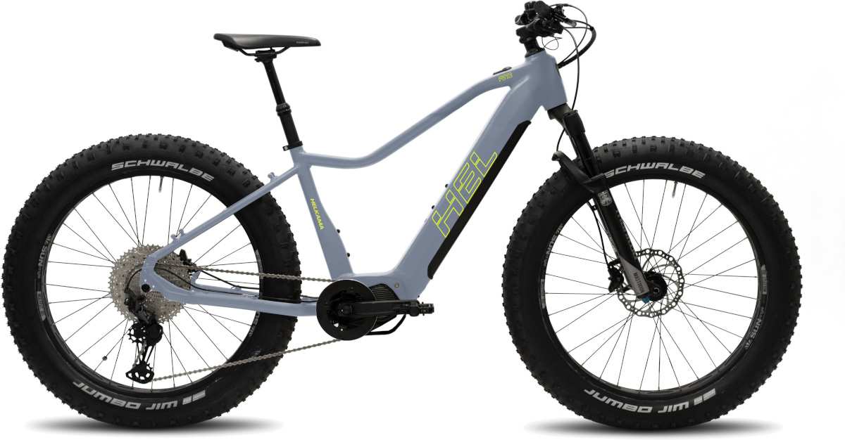Helkama elektrijalgratas FE12 Fatbike, (17,5") 26", 12-käiguline, sinakashall