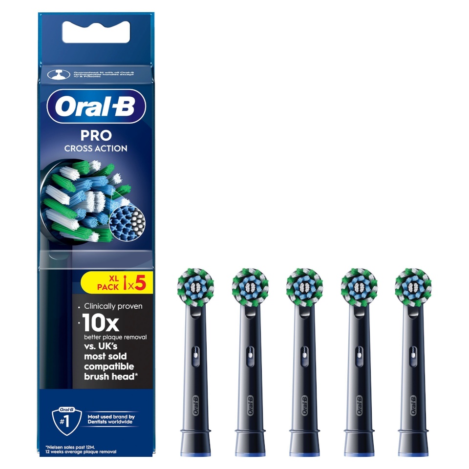 Braun lisaharjad Oral-B Pro CrossAction, 5tk, must