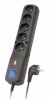 Lestar pikendusjuhe Surge protector LVT-530W A 2,5M must