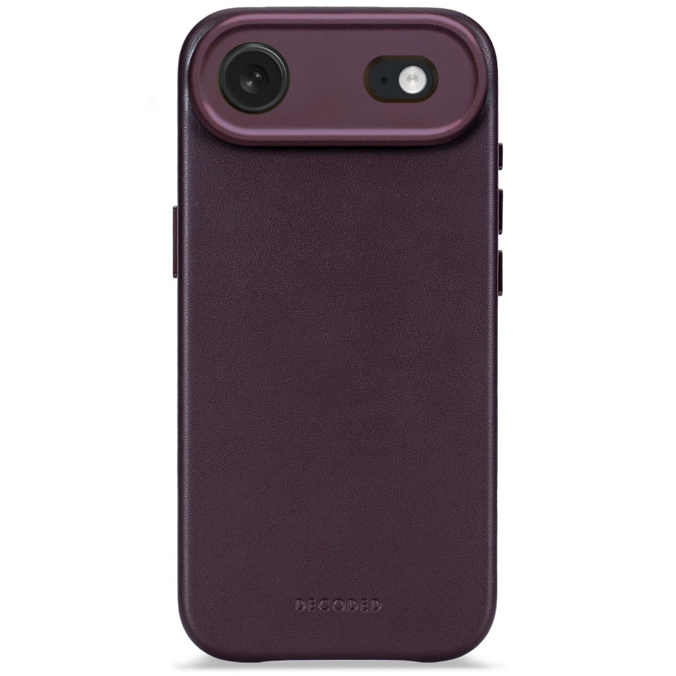 Decoded kaitsekest Leather Backcover iPhone 17 Air Dark Ruby
