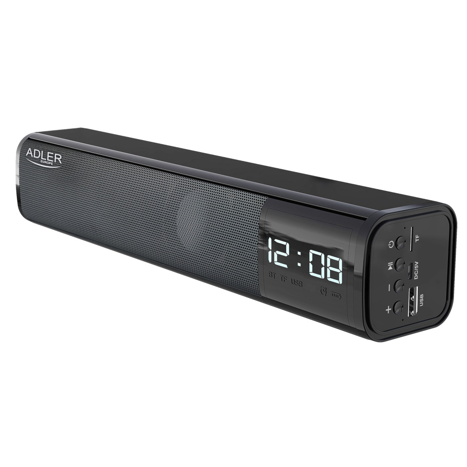 Adler kõlar Adler Clock Speaker AD 1191 Bluetooth, must