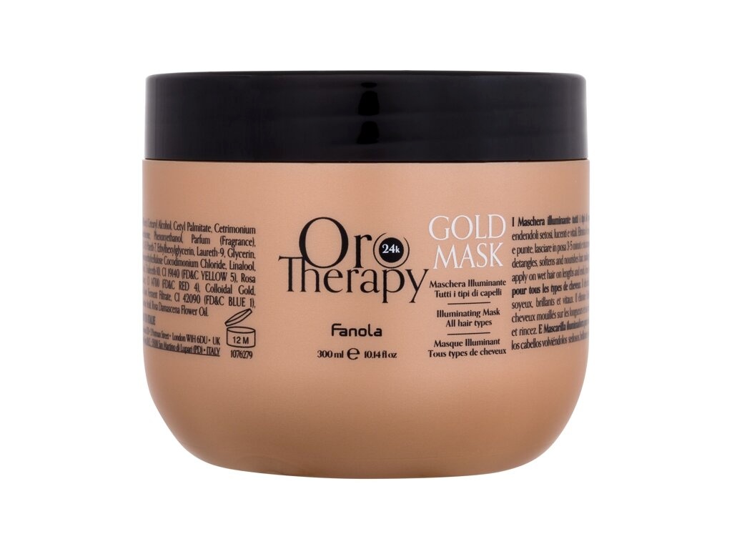 Fanola juuksemask Oro Therapy 24K Gold Mask 300ml, naistele