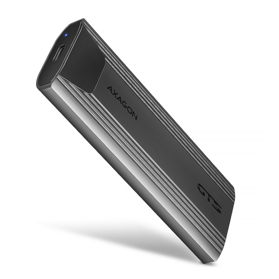 Axagon kettaboks EEM2-GTS2 USB-C enclosu re Gen2 M.2 NVMe/SATA S