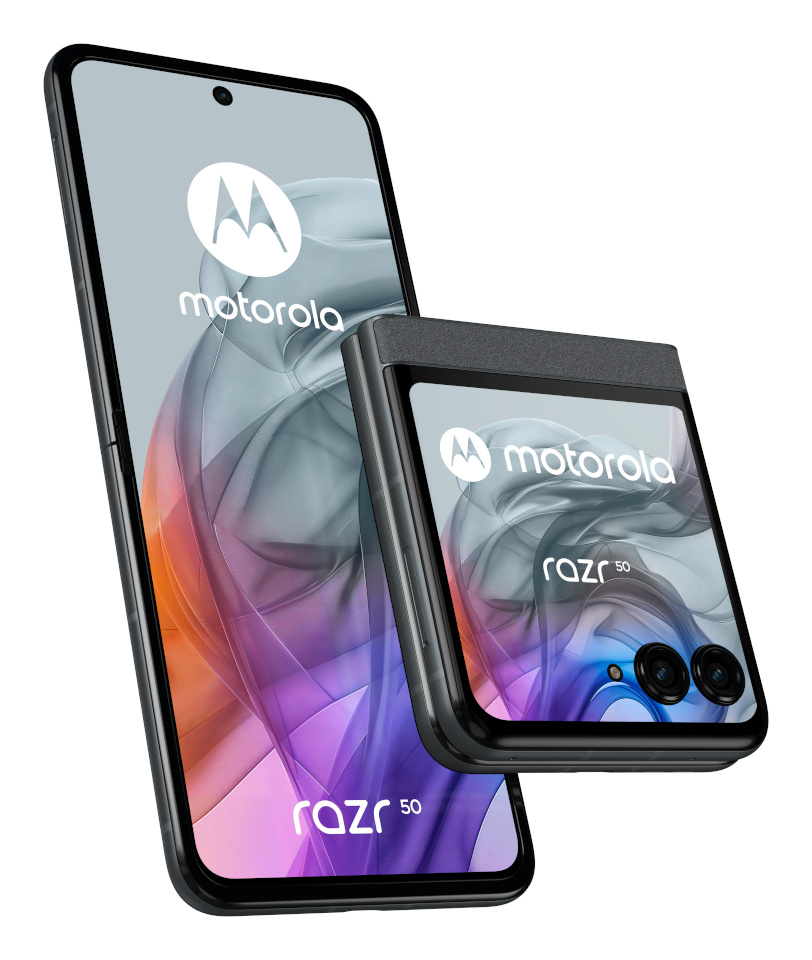 Motorola mobiiltelefon Razr 50 8+256GB Koala Grey, hall