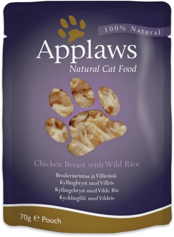 Applaws kassitoit Natural Cat Food Chicken with rice - Wet Cat Food- 70g