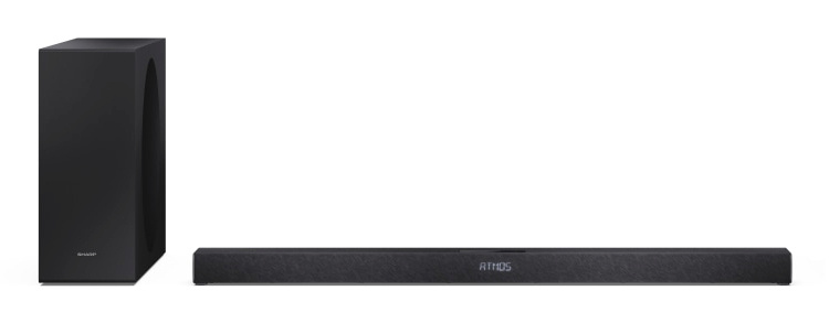 Sharp kõlar HT-SBW320 2.1ch Ultra-slim Dolby Atmos / DTS Virtual:X Soundbar with Wireless Subwoofer |