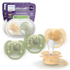 Philips Avent Ultra Soft lutt, 6–18 kuud, 4 tk, beež/roheline