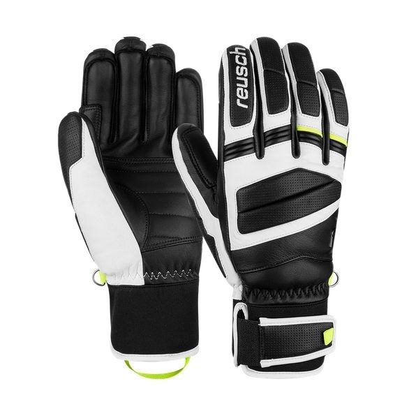 Reusch suusakindad MASTER PRO GLOVES SIZE 8.5 must, valge and kollane