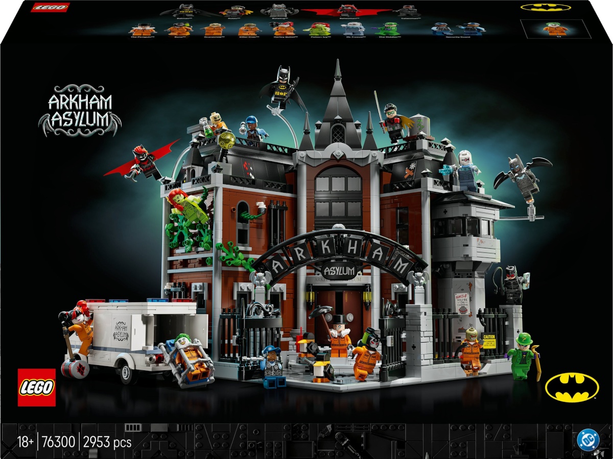 LEGO klotsid 76300 DC Super Heroes Batman Arkham Asylum